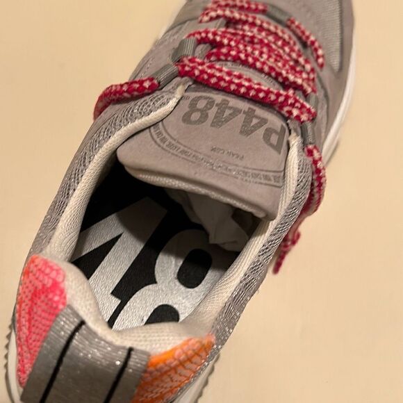 P488 Women's Size 38 Luke Sneakers Shabby Gray Chunky Fashion Sneaker - Picture 5 of 12